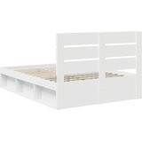  Krevetna konstrukcija Bijelo 140 x 190 cm Čvrsto borovo drvo | shoptok.hr