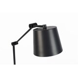 White Label Črna stoječa svetilka s kovinskim senčilom (višina 135 cm) Hajo – | Shoptok.si