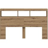 Ormarić za uzglavlje LED boja artisan hrast 160x17x102 cm | shoptok.hr