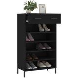 Ormarić za cipele crni 60 x 35 x 105 cm od konstruiranog drva | shoptok.hr