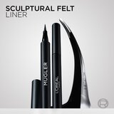 L´Oréal Paris x Mugler precizni vodootporni eyeliner u olovci nijansa Black 1.1 ml | shoptok.hr