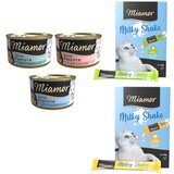 24x85g Miamor paštete + 4x20g Miamor Milky Shake puretina/piletina gratis! - Mješovito pakiranje riba (3 vrste) | shoptok.hr