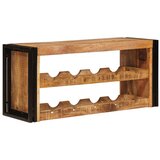  Stalak za vino Smeđa 100 x 45 x 33 cm Čvrsto Grubo Drvo Manga | shoptok.hr