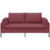 SOFA za dvije osobe Vinska crvena 188 x 81 x 89 cm Tkanina Slike