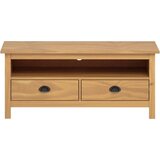 TV omarica Hill medeno rjava 110x40x47 cm trdna borovina, (20623098) | Shoptok.si