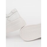 Sergio Leone White leather platform sneakers by | Shoptok.si