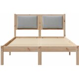  Krevetna konstrukcija s uzglavljem Svijetlo siva 120 x 200 cm | shoptok.hr