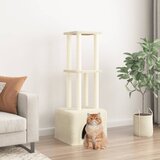 vidaXL Penjalica za mačke sa stupovima za grebanje krem 133 5 cm Cijene