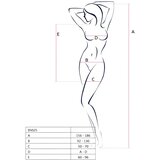 Passion Mrežasta oblekica BS025, bela Cene