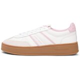 Tommy Jeans Nizke superge 'THE GREENWICH EDGE' roza / bela / off-bela | Shoptok.si