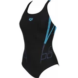 Arena SHINER SWIM PRO BACK ONE PIECE Ženski jednodijelni kupaći kostim, crna, veličina