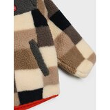 Sinsay Lagani Sherpa Fleece Jakna s Kockastim Uzorkom | shoptok.hr