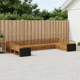  Setovi sofa 10 kom. Čvrsto drvo akacije Cijene
