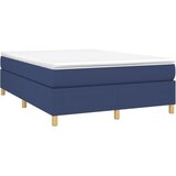  Okvir za krevet s oprugom plavi 140 x 190 cm od tkanine | shoptok.hr