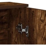 vidaXL Kopalniška omarica z držalom za zvitke dim. hrast 39x22x90 cm | Shoptok.si