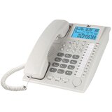 Mean IT Analogni telefon, stoni, LCD ekran, bela - ST200 White | ePonuda.com