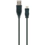 SCHWAIGER USB kabel (1,8 m, USB A utikač, USB Micro-B utikač, Crne boje) | shoptok.hr