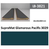 AGT profil Zidni MDF LB-3821 SupraMat Glamarous Pacific (3029) 2800x128x18mm ( 026-048 ) Cene