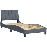  Okvir za krevet bez madraca Hanko tamnosivi 90x200 cm baršunasti | shoptok.hr