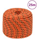 vidaXL Brodski konop narančasti 12 mm 25 m od polipropilena Cijene