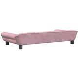  Krevet za pse ružičasti 100 x 50 x 21 cm baršunasti | shoptok.hr