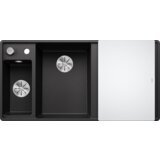 Blanco pomivalno korito AXIA III 6 S InFino SILGRANIT desko steklo, BAZEN LEVO, z daljin. prim. - GRAFIT | Shoptok.si