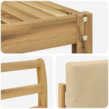  Set vanjskih sofa 5 kom. Bijela i bež | shoptok.hr