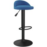  Barski stolček moder žamet | Shoptok.si