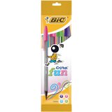 Bic Kemični svinčnik Cristal Fun, vrečka 4, (21656335) Cene