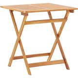 vidaXL Zložljiva vrtna miza 70x70x75 cm trden akacijev les Cene