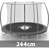 Top Springen Proizvod sa nedostatkom - OUTLET - Baštenska trambolina 244cm Sport Line SL244SIL sa unutrašnjom mrežicom i merdevinama u Cene