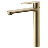 slavina za lavabo visoka trento brush gold