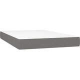  box spring s madracem LED tamnosivi 120 x 200 cm tkanina | shoptok.hr