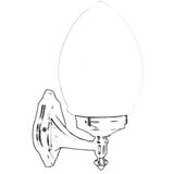 Opviq Vanjska zidna lampa BAP-68204-BSY-M1, 35 cm, E27, 40W, IP65, Crna | Eponuda.ba