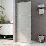 Furnova Steklena pregrada za tuš z mlečnim ESG steklom 115x195 cm, (21918005) | Shoptok.si