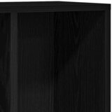 Polica za knjige crni hrast 50x25x80 cm inženjerski drvo | shoptok.hr