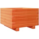  Vrtno cvetlično korito vošč. rjavo 40x40x26,5 cm trdna borovina, (21255640) | Shoptok.si