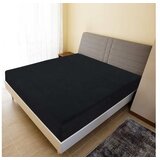 vidaXL Napenjalna rjuha črna 180x200 cm bombaž | Shoptok.si
