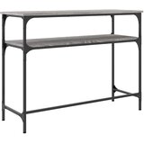  Konzolni stol siva boja hrasta 100x35,5x75 cm konstruirano drvo | Eponuda.ba