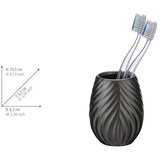 Wenko Antracitno sivi keramički set pribora za kupaonicu Idro – | shoptok.hr