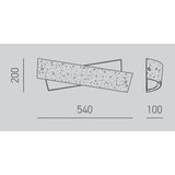 Gea Luce CAMILLA A M arg - Zidno svetlo CAMILLA 4xE14/28W/230V 54 cm srebrno | Eponuda.com