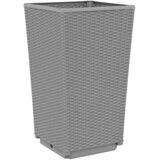  Vrtne sadilice 2 kom svjetlosive 32,5 x 32,5 x 57 cm PP | shoptok.hr