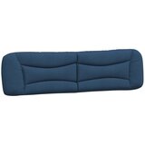 vidaXL Vzglavna stranica modra 200 cm blago, (21048533) Cene
