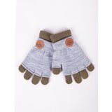 Yoclub Kids's Gloves RED-0242C-AA50-004 Cene