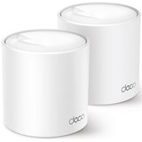 Tp-link Deco X60 (2-pack, 3.2) AX5400 mrežasti Wi-Fi 6 sustav koji pokriva cijeli dom, bijeli (2kom) | shoptok.hr