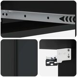 Stolna Stenska stranska miza Črna 87,5 x 34,5 x 17 cm Inženirski les, (5000232468) | Shoptok.si