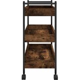  Kuhinjska kolica boja hrasta 50 x 30 x 70 cm konstruirano drvo | shoptok.hr