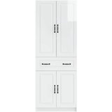  Set ormara 2 kom. Bijela visokog sjaja Konstruirano drvo | shoptok.hr