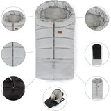 Petite&Mars Footmuff Jibot 3 u 1 zimska vreća za kolica, Quiet Grey | shoptok.hr