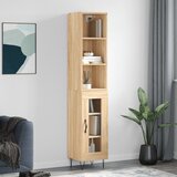 vidaXL Visoka komoda hrasta sonome 34 5x34x180cm od konstruiranog drva | shoptok.hr